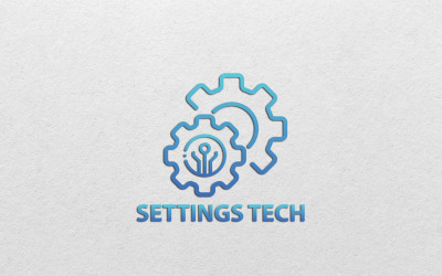 Settings Tech Logo Design