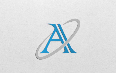 Simple Letter &#039;A&#039; Logo Design