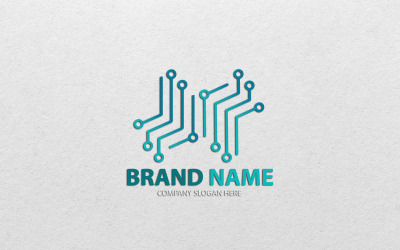 Vorlage für das Design des Netzwerk-Logos