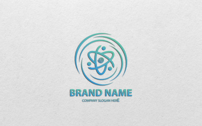 Web Circle Logo Design Template