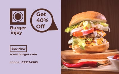 Burger sociala medier mall