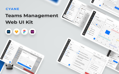 Cyane - Kit interfaccia utente Web per la gestione dei team