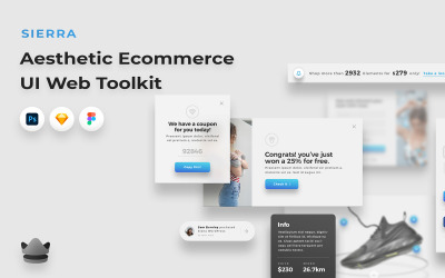 Sierra - Elegancki zestaw narzędzi UI dla e-commerce