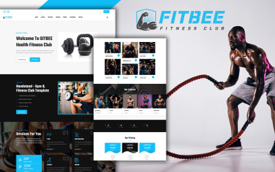 Fitbee Gym & Fitness Landing Page HTML5-Vorlage
