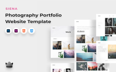 Siena - Estetik Fotoğraf Web Sitesi Şablonu