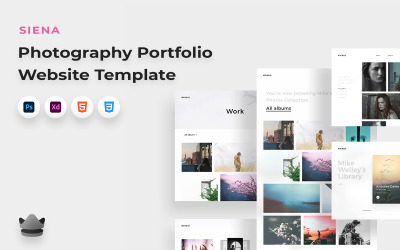 Sienne - Modèle de site Web de photographie esthétique