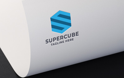 Super Cube Letter S Professional logó