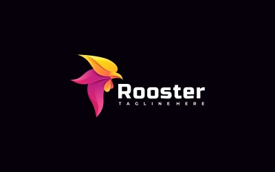 Rooster Gradient Logo Style