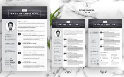 Šablona Nathan / Simple Resume