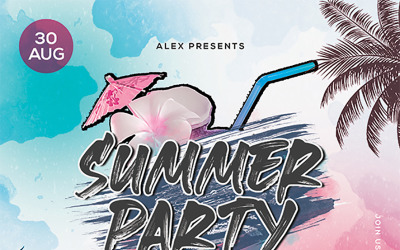 Creative Guy -Sommerparty-Flyer