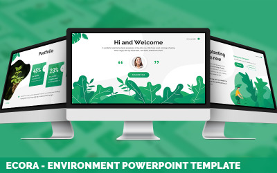 Ecora - Plantilla de PowerPoint para el medio ambiente