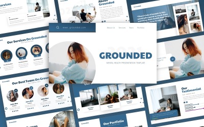 Grounded - Mental Health Multipurpose PowerPoint šablony