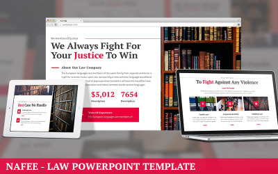 Nafee - Law Powerpoint sablon
