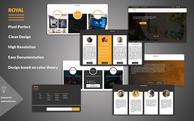Royal - Modelo PSD MultiPage