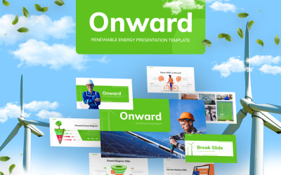 Tovább iparági kreatív PowerPoint sablon