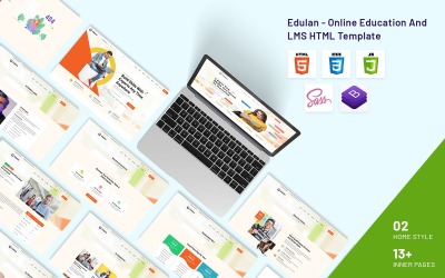 Edulan - Edukacja online i szablon HTML LMS