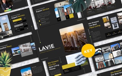 Lavie - Szablony Keynote na temat apartamentu