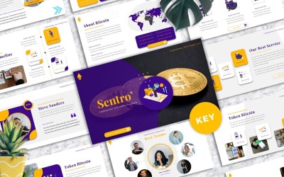 Sentro - Cryptocurrency Keynote-mallar
