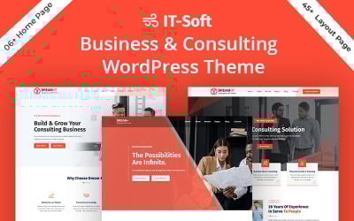 Dream-IT - Thème WordPress pour consultants et entreprises.