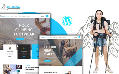 Motyw WordPress Climba Outdoor Mountain Hiking