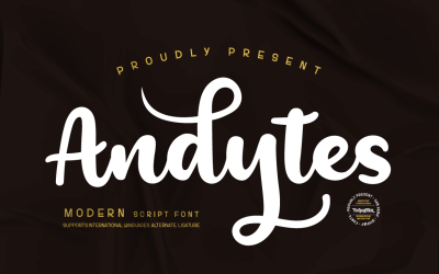 Andesytes - písmo Script Handwitten