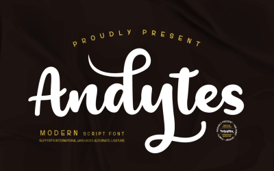 Andesytes - Script Handwitten-lettertype