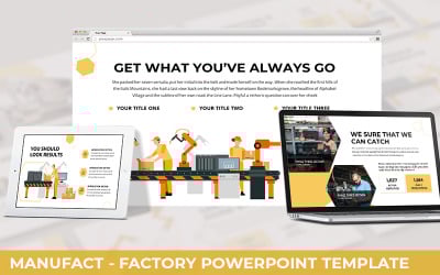 Hersteller - Factory Powerpoint-Vorlagepoint