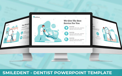 SmileDent - Modèle PowerPoint de dentiste