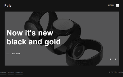 Foly - WordPress-tema för personlig portfölj