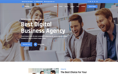 Beitor - Plantilla de sitio web adaptable a empresas de consultoría