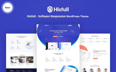 Hisfull - WordPress-responsivt programvarutema