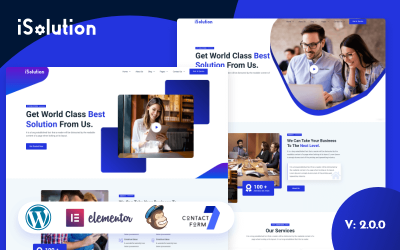 iSolution – IT megoldások és IT-szolgáltatások technológia WordPress téma