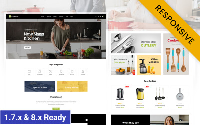 Kitdesk - Адаптивная тема Prestashop для кухонной техники