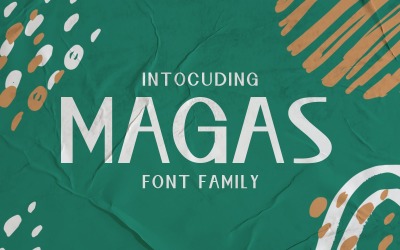 Magas San Serif - rodinné písmo