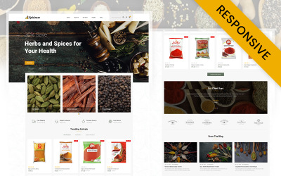 Pikantní – Spice Food Store Šablona s otevřenou odezvou
