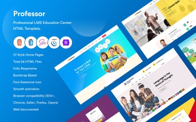 Professor-Professional LMS Education Center HTML-mall.