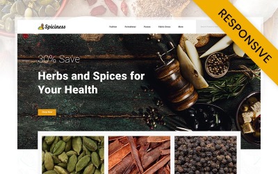 Spiciness - Modèle Opencart de magasin d'aliments aux épices