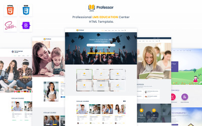 Szablon HTML Centrum Edukacji Profesor-Professional LMS.
