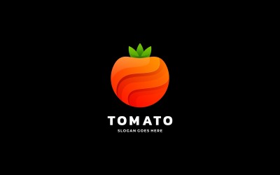 Tomato Gradient Logo Style