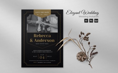 Elegant Wedding Invitation