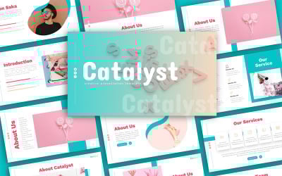 Catalyst Creative Presentation PowerPoint sablon