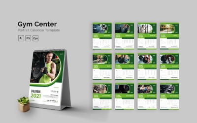 Centre de gym Calendrier Portrait