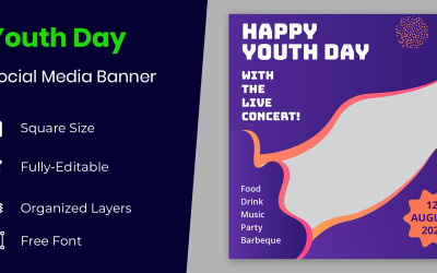 International Youth Day Social Poster 2022