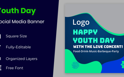 National Youth Day Drawing Social Design