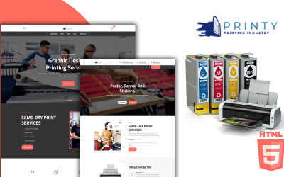 Printy - tisková agenturní služba HTML5 šablona
