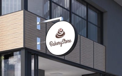 Bakery Store Logo Design Template