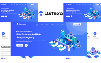 Dataxo – Data Science & Analytics Bootstrap 5 Szablon HTML