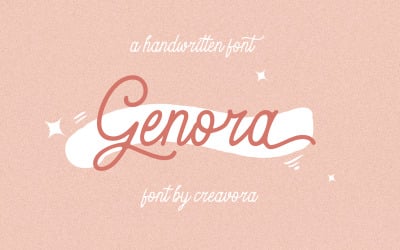 Genora - Beautiful Script Font