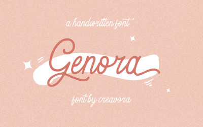 Genora - Fuente Beautiful Script