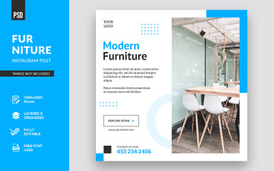 家具 Instagram 发布社交媒体